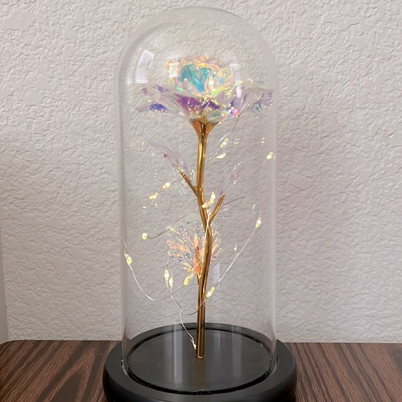 Fluorescent Rose with LED Lights - Picture 1 of 2